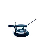 Vintage Alessi Sotsass Parmigiana Chesse Cellar, Black