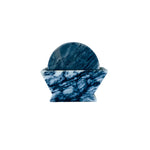 Black Marble Coaster Set, Set of 6