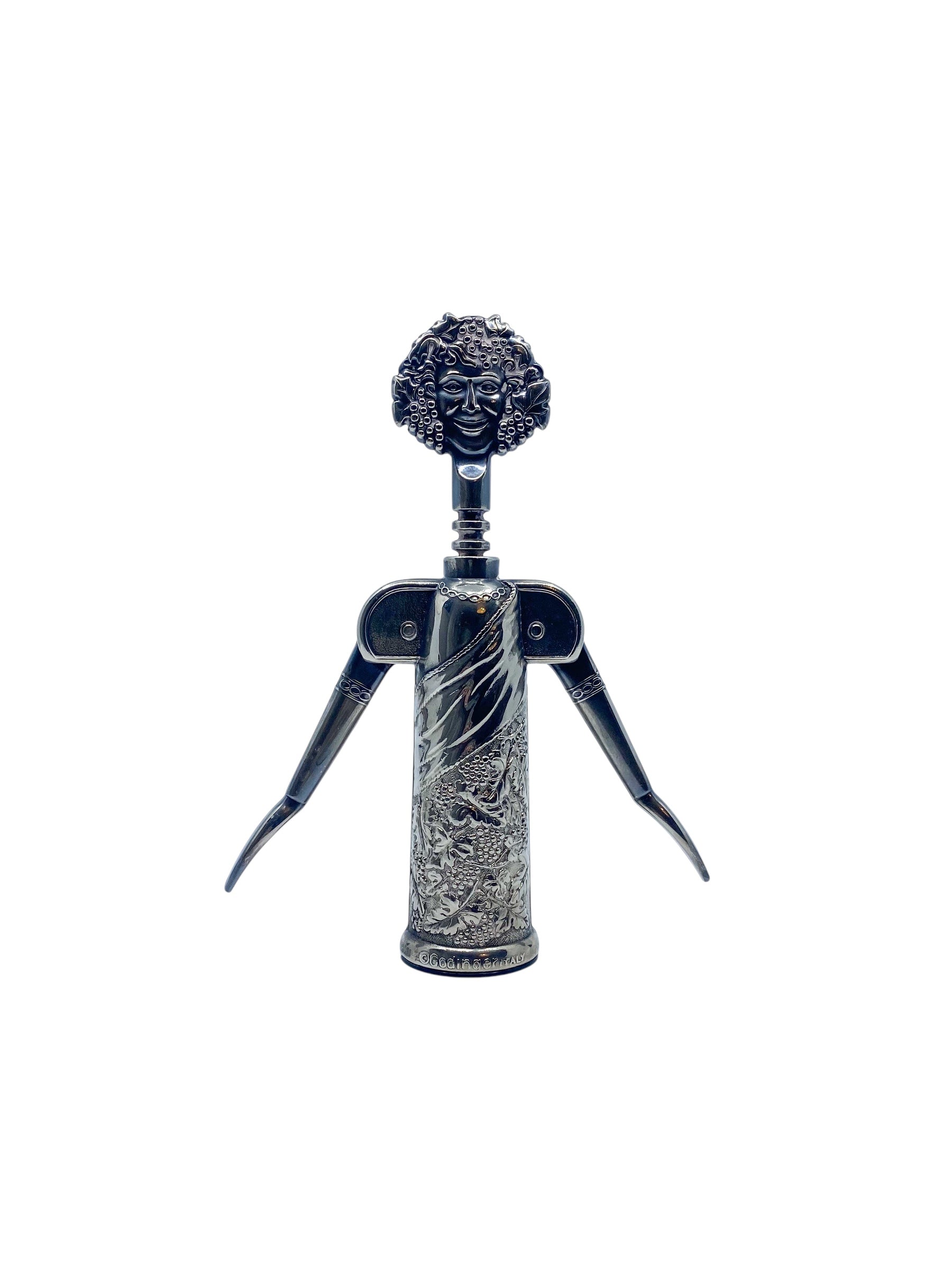 Vintage 1983 Godinger Bacchus Greek God Bottle Opener, Italy