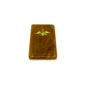 Vintage Hand Carved Wood Cigarette / Joint Case