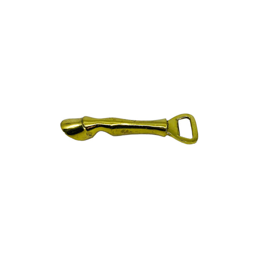 Vintage Solid Brass Horse Hoof Bottle Opener, Spain