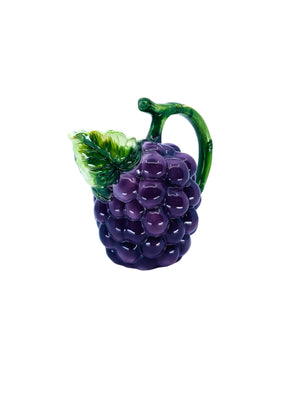 Vintage Haldon Group Grape Cluster Ceramic Pitcher