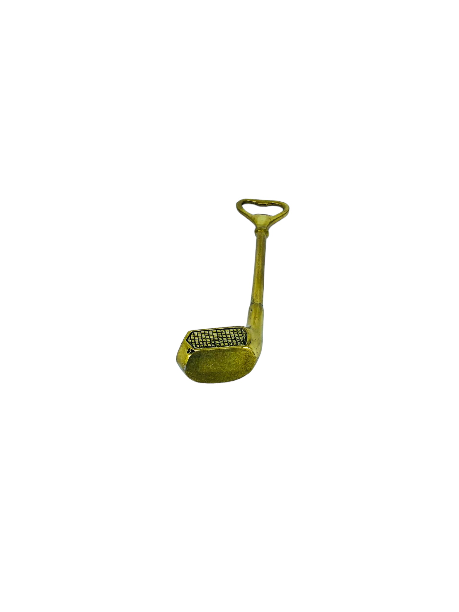 Vintage Brass Golf Club Bottle Opener