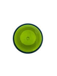 Vintage Avocado Green Plastic Glasses, Set of 5