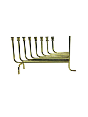 Vintage Art Deco Style Brass Menorah