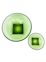 Vintage 1960’s Hazel-Atlas Pebbled Glass Chip & Dip Set,