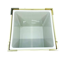 Vintage Georges Briard Cream and Gold Ice Bucket & Tray Set, Japan