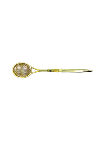 Gold Tennis Racket Letter Opener