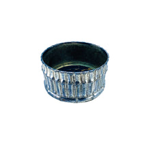Silver Bamboo Trim Bottle Coaster