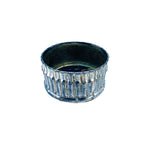 Silver Bamboo Trim Bottle Coaster