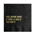Dog at Party Napkins