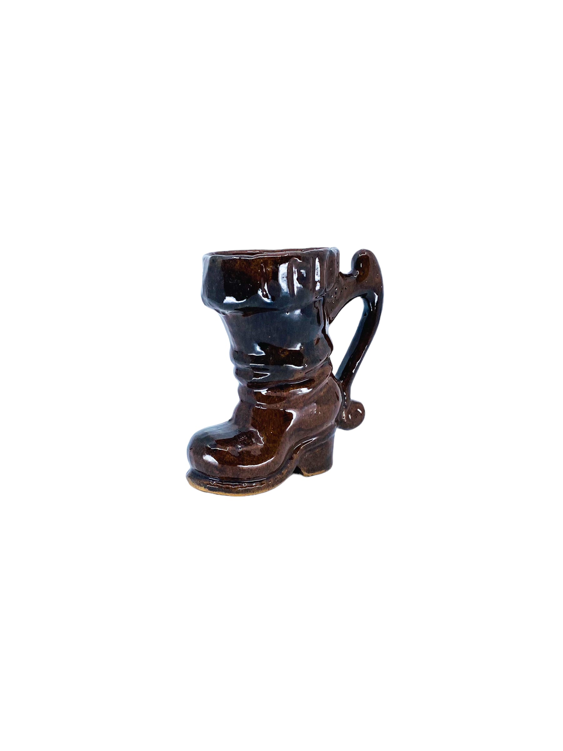 Vintage Ceramic Boot Mug Vase