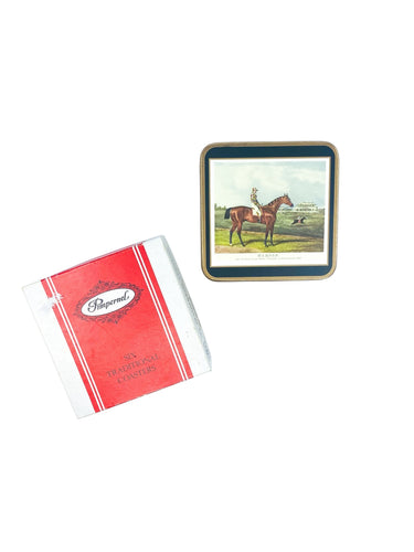 Pimpernel “Racehorses” Traditional Coasters, Set of 6