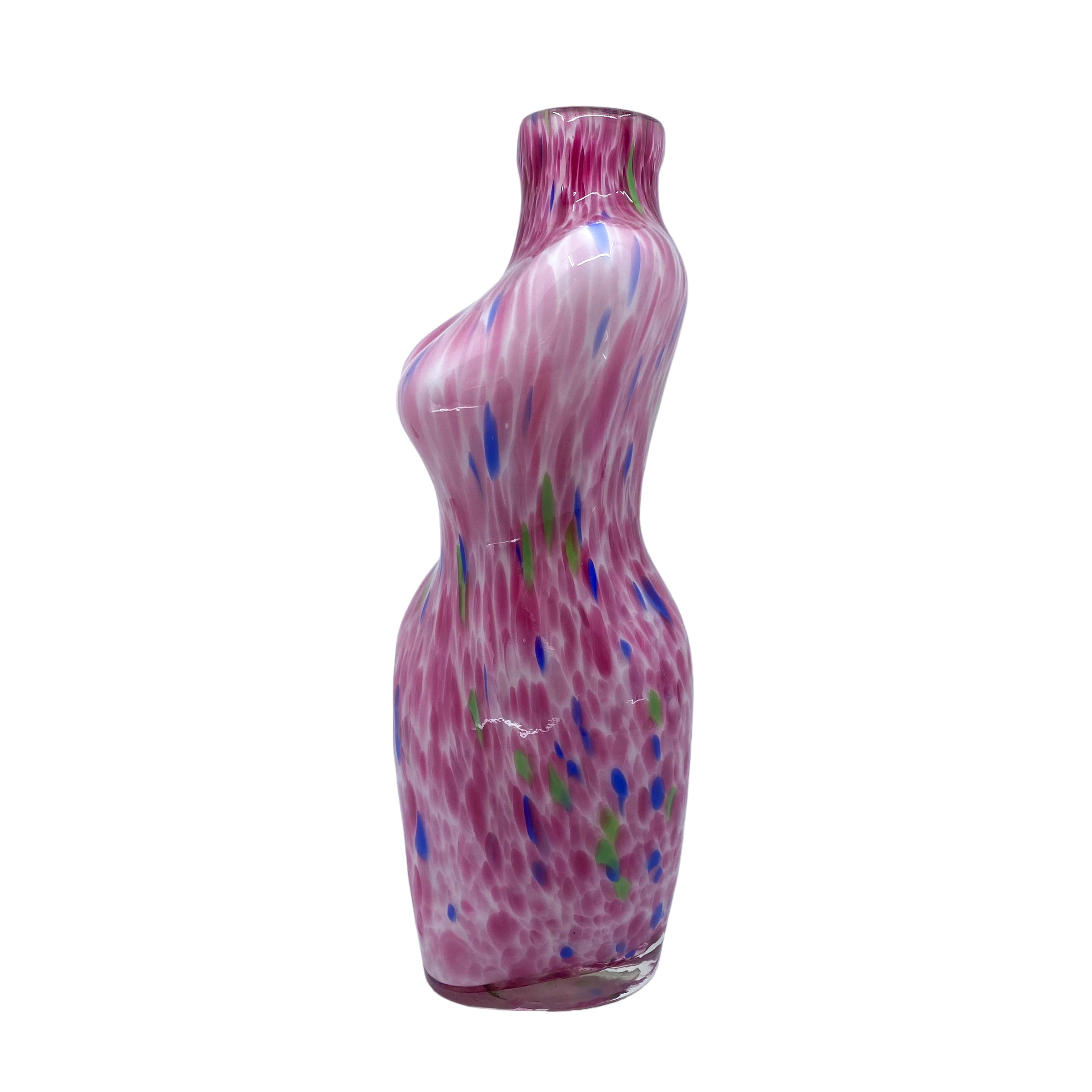 Large Pink Murano Glass Bust