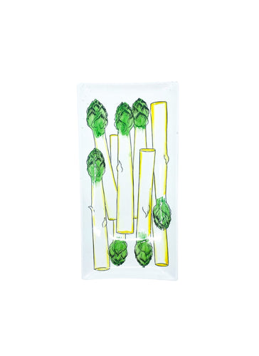 Vintage Asparagus Plate, Japan