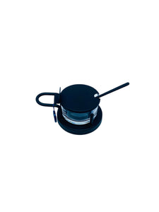 Vintage Alessi Sotsass Parmigiana Chesse Cellar, Black