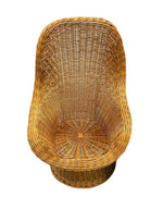Vintage Wicker Chair & Loveseat