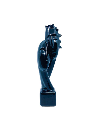 Vintage Lovers Ceramic Glazed Sculpture