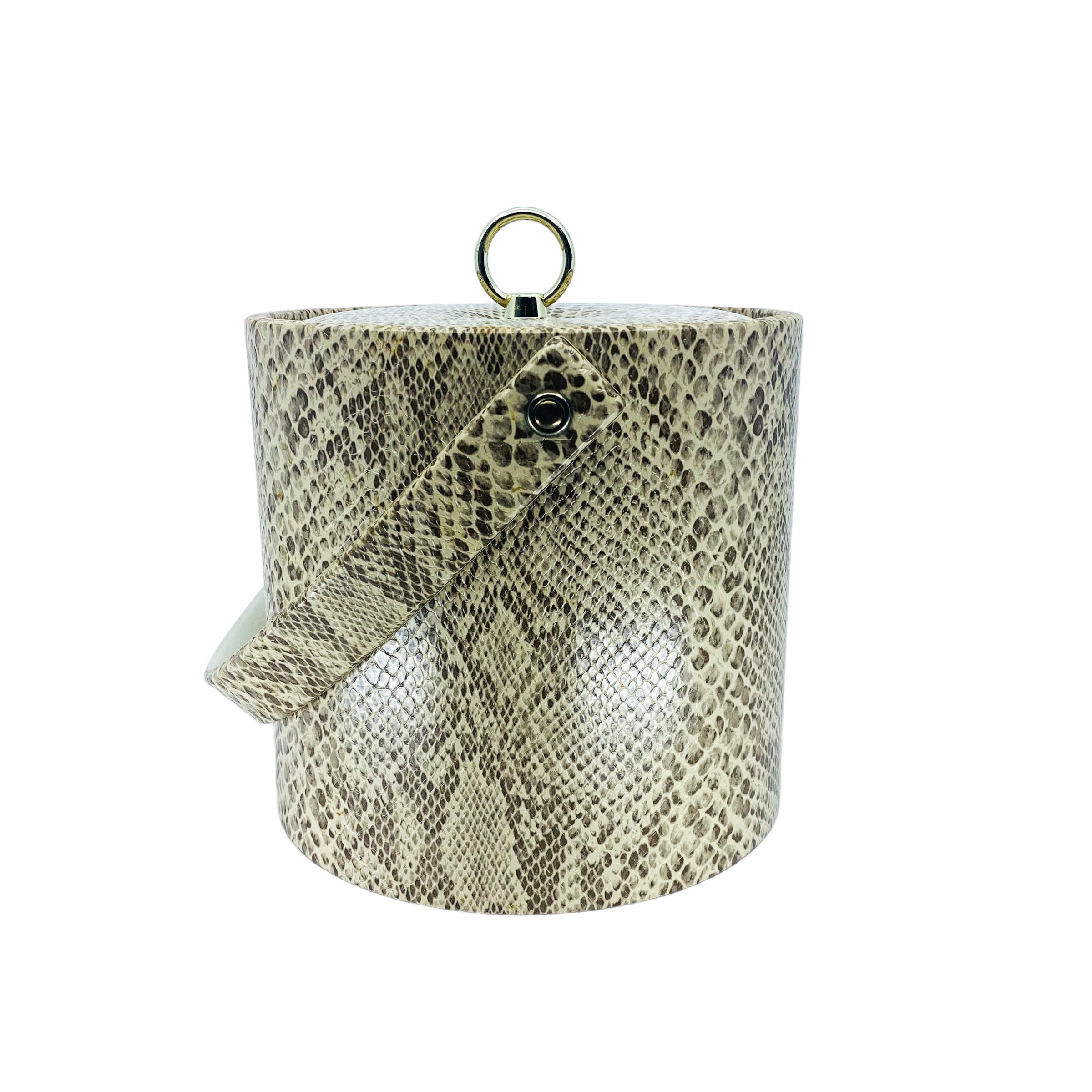 Vintage Phoenixware Snakeskin Ice Bucket