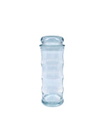 Vintage Bamboo Shaped Glass Canister