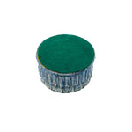Silver Bamboo Trim Bottle Coaster