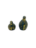 Pair of Vintage Brass Quails