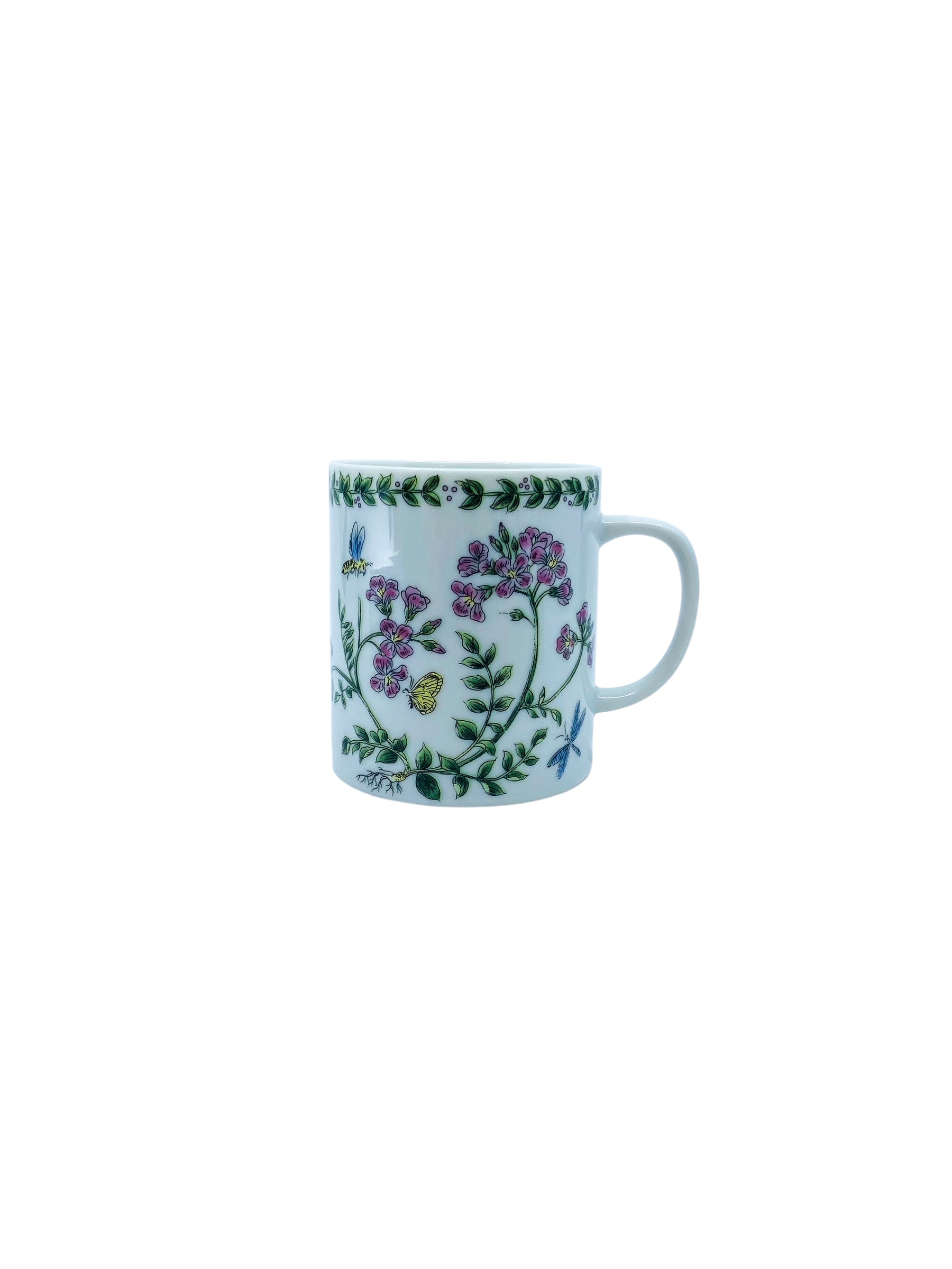 Vintage Andrea by Sadek Botanical Mugs, Set of 3