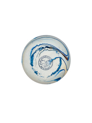 Nemadji Blue Swirl Pottery Bowl