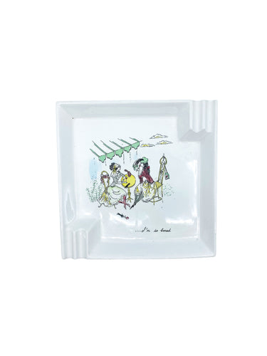 Vintage Lenwile Ardalt “I’m so bored” Ceramic Ashtray / Catch All, Japan