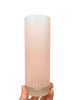 Vintage Tastesetter Frosted Coral Highball Glasses, Set of 6