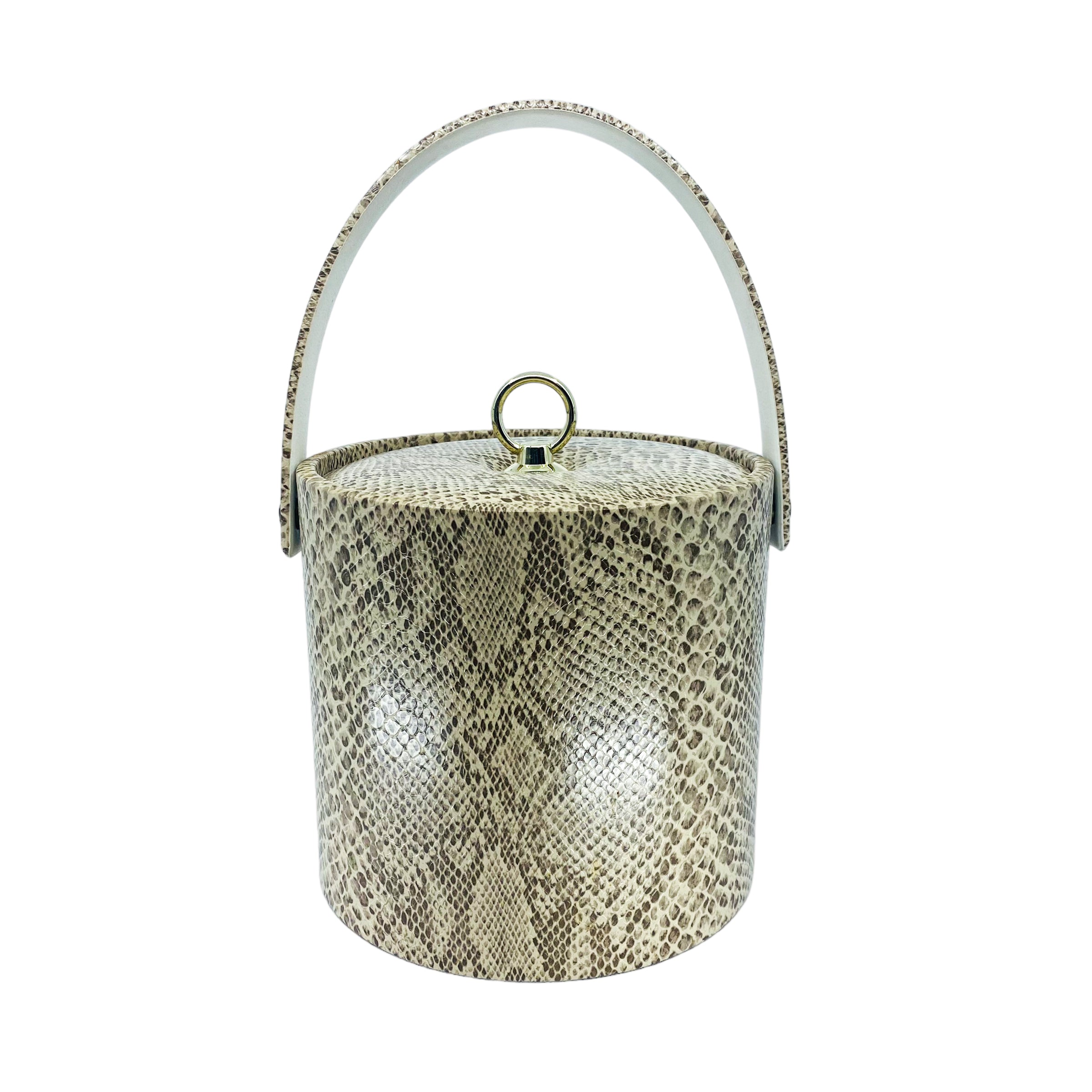 Vintage Phoenixware Snakeskin Ice Bucket