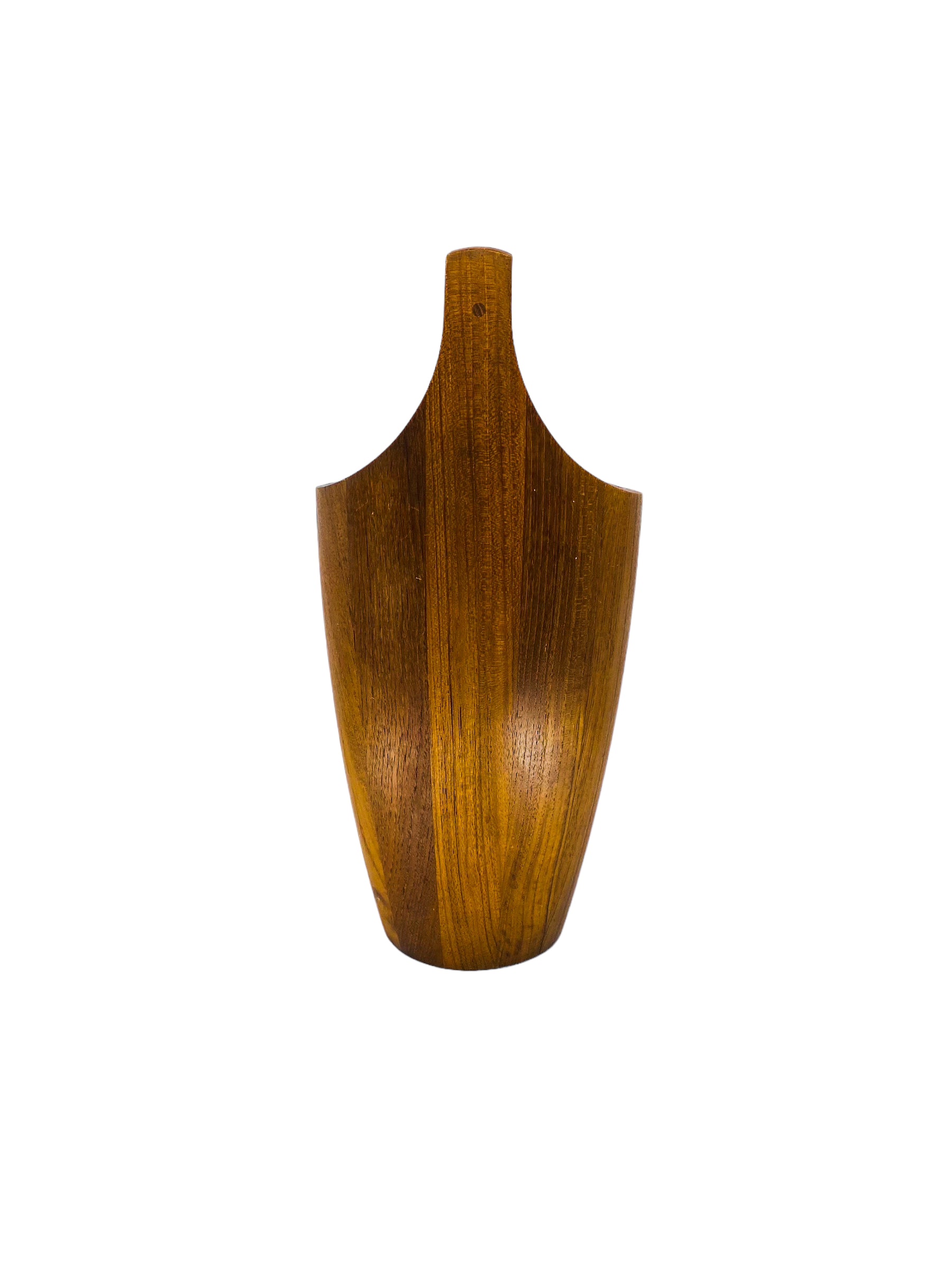 1960s Jens Quistgaard for Dansk Danish Modern Staved Teak Ice Bucket