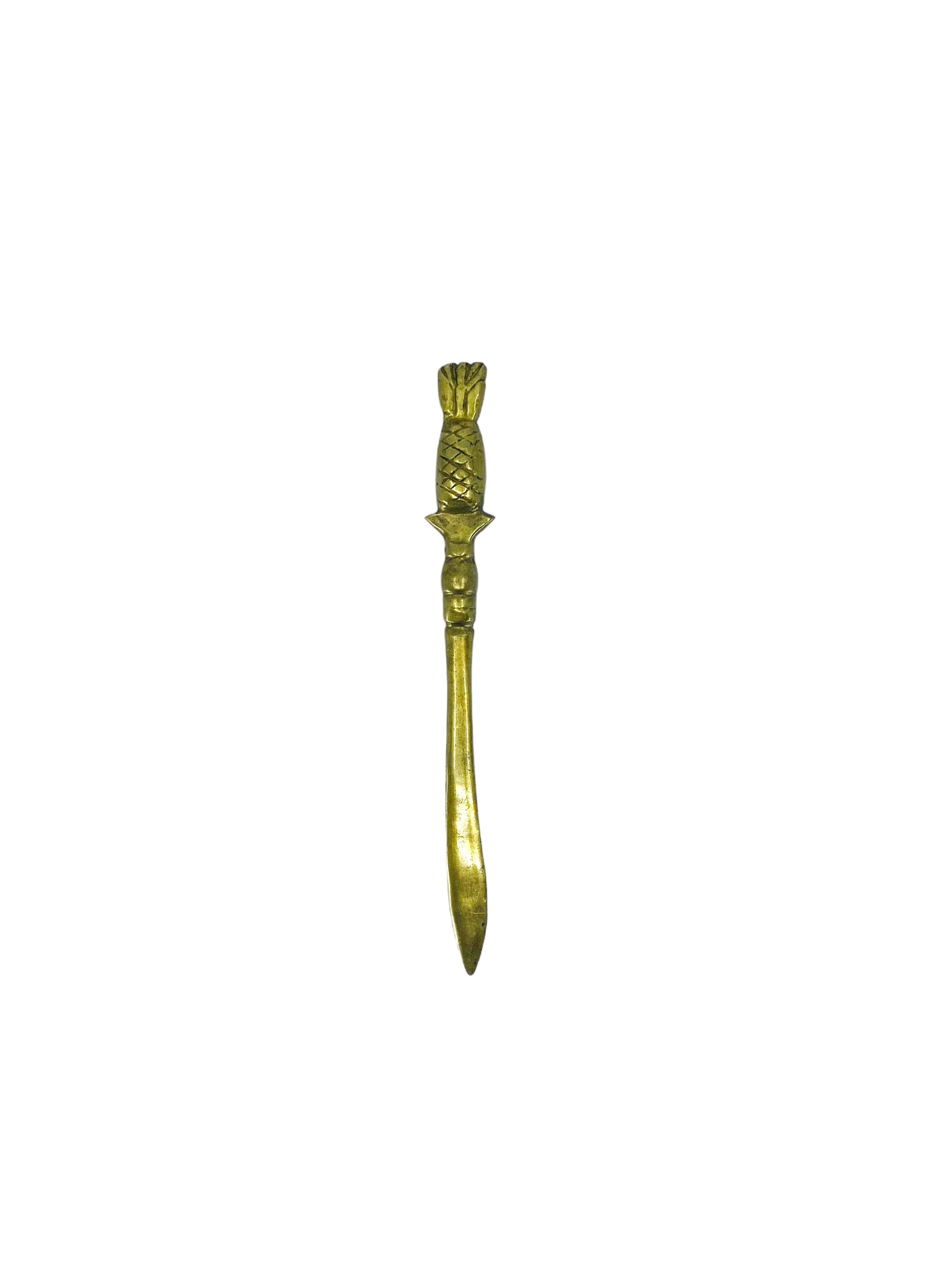 Solid Brass Pineapple Handle Letter Opener