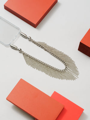 Ossa: Fringe Chain Wristlet