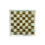 White and Onyx Marble Chessboard