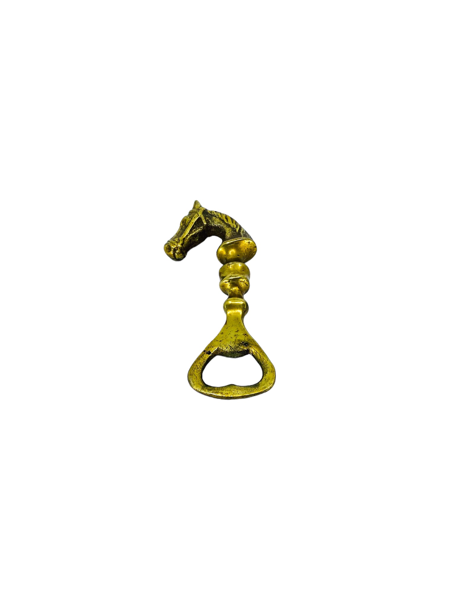 Vintage Brass Horse head Bottle Opener