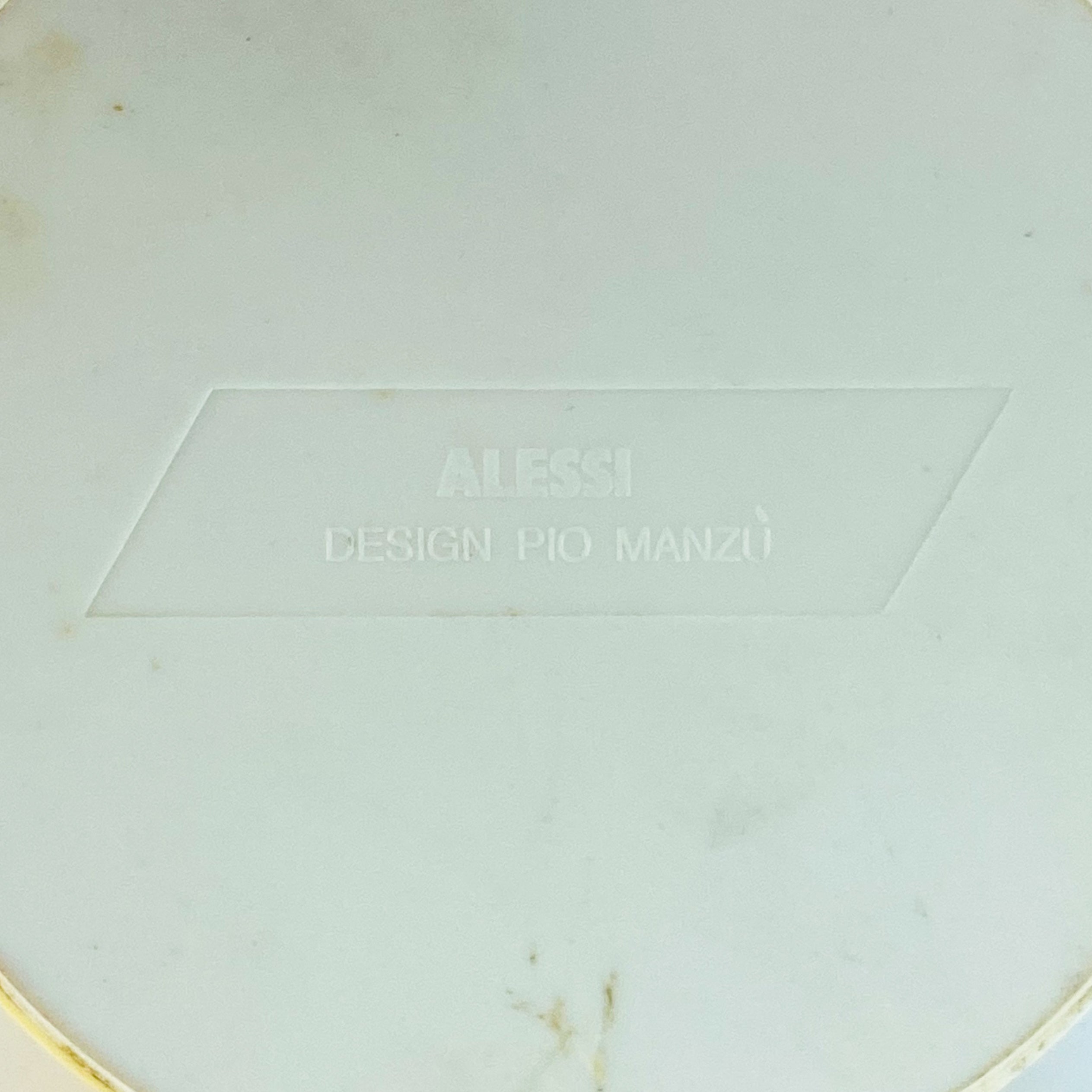 Vintage 1960’s Alessi Cronotime Tubular Clock designed by Pio Manzù