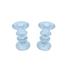 Timo Sarpaneva for Iittalia Glass "Festivo" Candlestick Holders, Pair