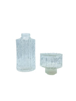 Vintage 1966 DMBG Frosted Bark Glass Decanter, Germany