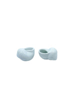 Vintage Porcelain Snail Escargot Pots / Pinch Pots, Pair