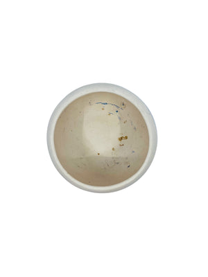 Nemadji Blue Swirl Pottery Bowl