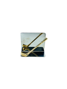 Brass & Chrome Golf Club Letter Holder