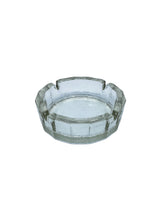 Vintage Blenko Bamboo Shaped Glass Ashtray, Large