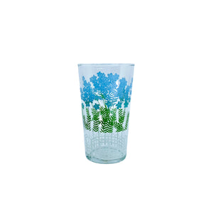 Vintage Libbey Glass Garden Flower Glasses, Pair