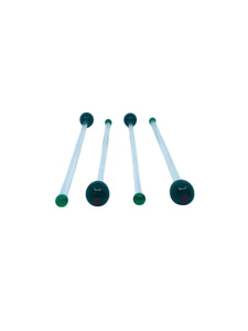 Glass Olive Martini Swizzle Sticks, Set of 4