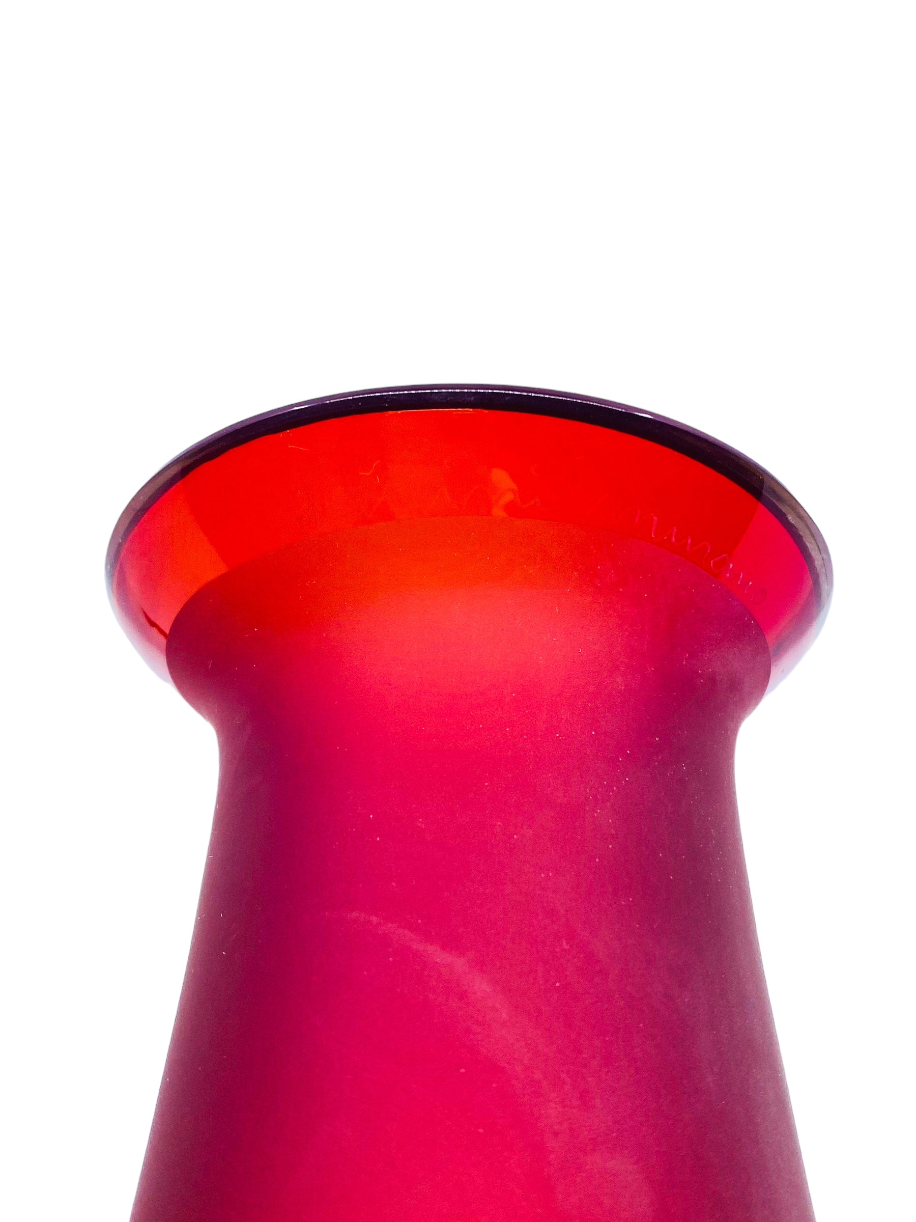 Barbini Murano for Mayor’s Amberina Vase