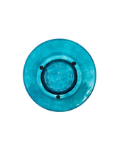 Vintage Zodiac Teal & Gold Ceramic Ashtray
