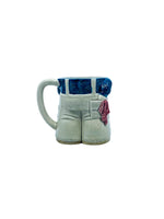 Vintage 1977 Enesco Painters Pants Mug, Japan