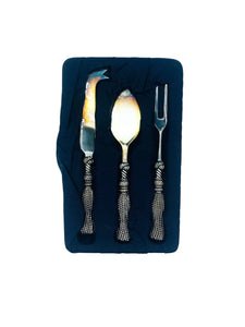 Silea Silver Plated Tassle Handle Cheese Tools