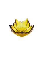 Vintage Viking Glass Spiked Lotus Flower Bowl